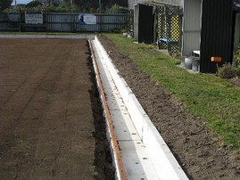 All plinth boards bolted into place ready for the green to be graded..jpg